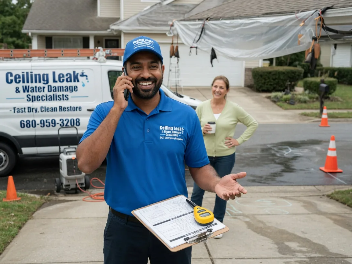 Ceiling Leak Cleanup Erath, LA FAQs